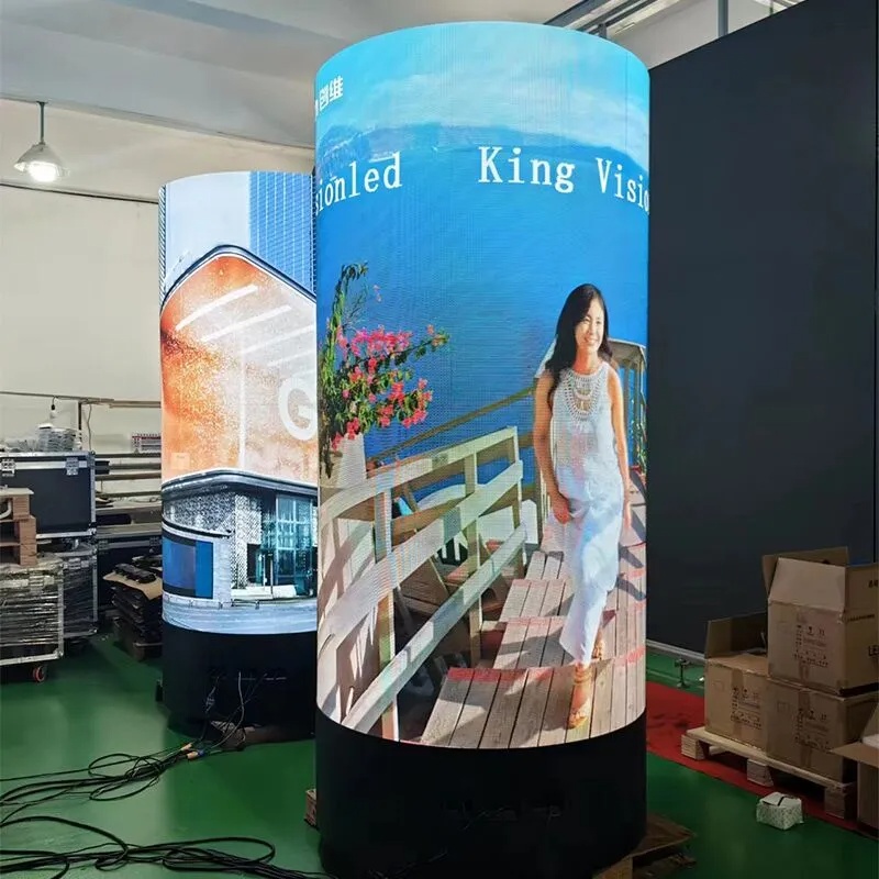 cylindrical LED screen