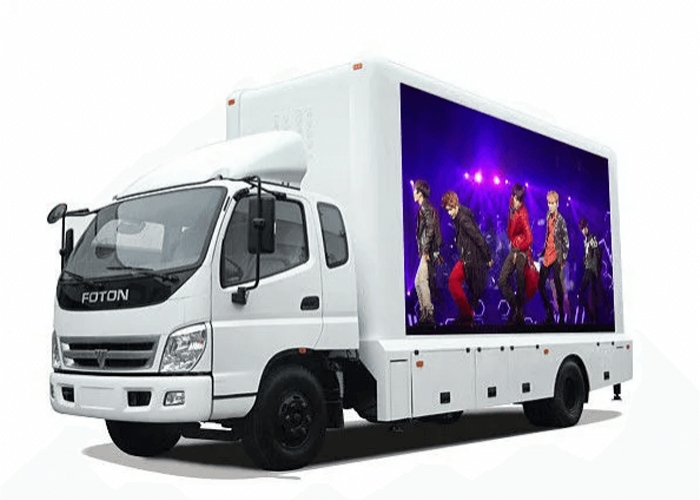 LED Screens on Marketing Vans