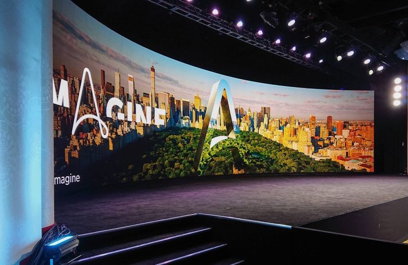 Soft LED Displays bend over curved or irregular faces