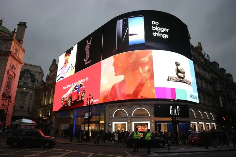 Our advertising LED displays use fresh modules that cut power use