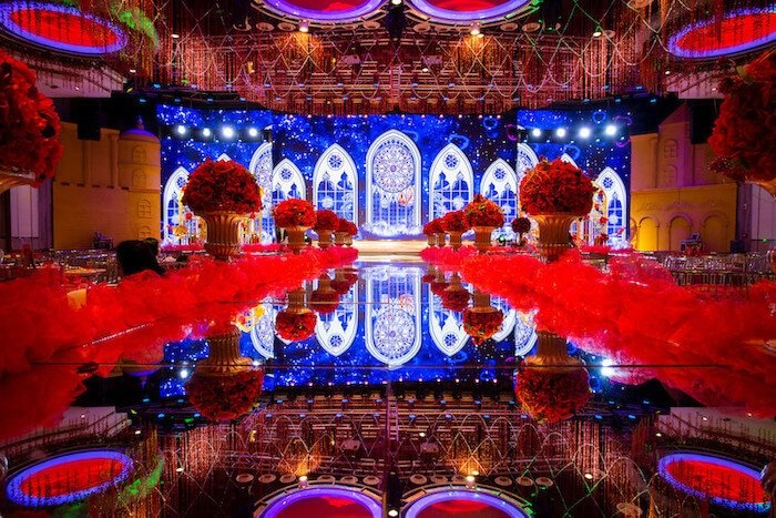 UHD Small Pixel Pitch LED Display for Grand Wedding