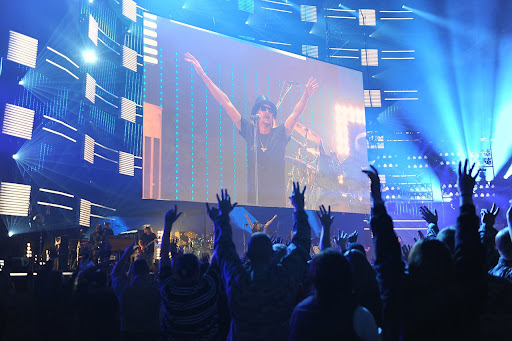 Concert large screen display