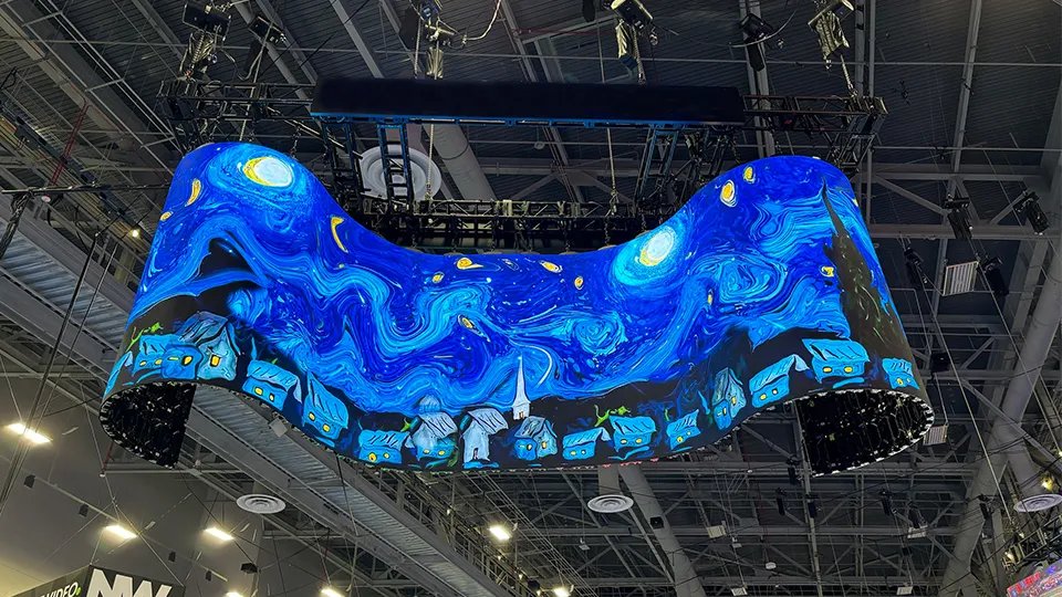 Immersive creative LED displays enhance engagement and memory retention