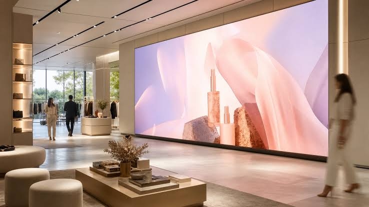 Bright durable LED displays enhance high-traffic retail and lobby spaces