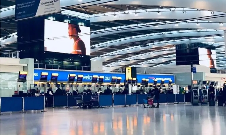 Customized airport LED displays for seamless terminal integration